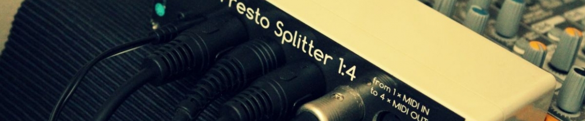 MIDI Presto Splitter 1:4 (MIDI-Thru box)