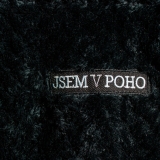 Černé pončo se vzorem