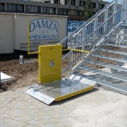 IPM 300 sloping staircase platform
