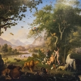 Johann Wenzel Peter: Adam a Eva v zahradě Eden (1745)