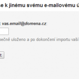 Import 2/4 - zadejte vaše heslo