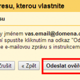 Odesílání e-mailů 3/3