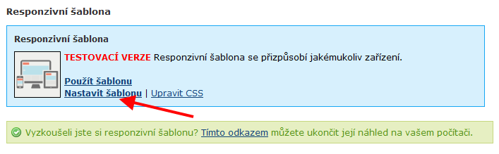 Jak nastavit vlastn&iacute; vzhled responzivn&iacute; &scaron;ablony